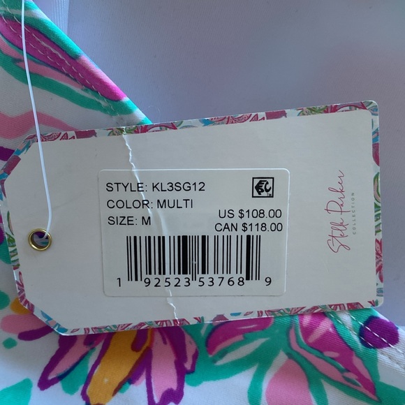 Stella Parker Collection one piece swim suit with removable/adjustable strap. M - Picture 9 of 15